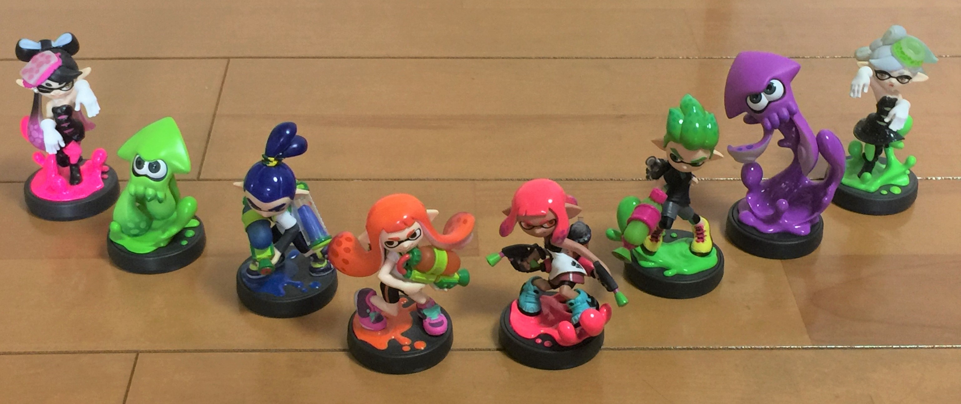 スーパーマリオ オデッセイ Amiiboおじさんに スプラトゥーンのamiibo全種類を使ってみた With Balloons