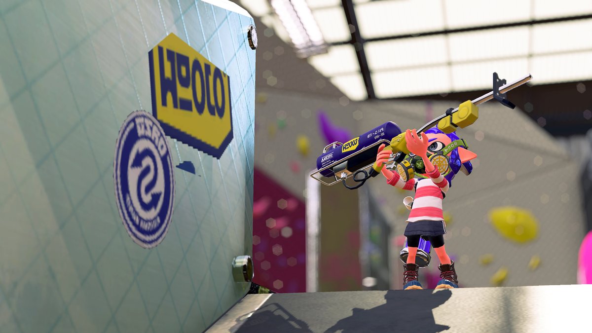 スプラトゥーン２ 新ブキ リッター４ｋカスタム 追加 チャージャー初 ジャンプビーコン バブルランチャー 搭載 With Balloons