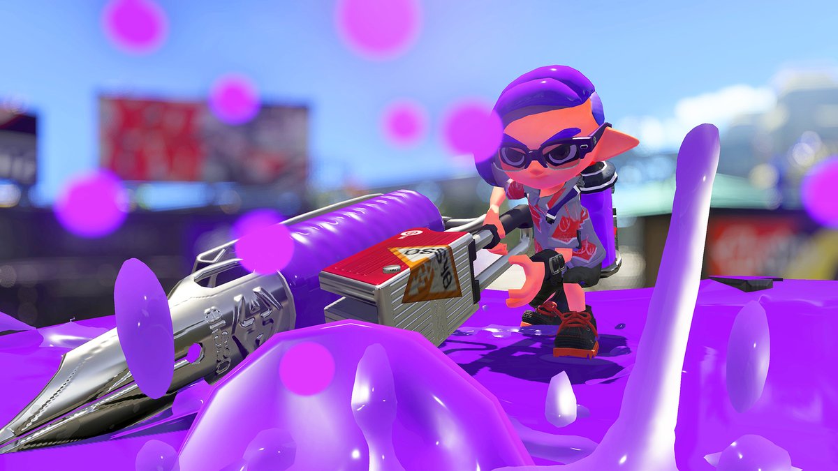 スプラトゥーン２ 新ブキ 可変機構ローラー第２段 ヴァリアブルローラーフォイル 追加 With Balloons