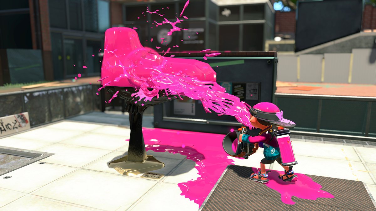 スプラトゥーン２ スロッシャー系の新ブキ バケットスロッシャーデコ 追加 スロッシャー初の スプリンクラー イカスフィア 搭載 With Balloons