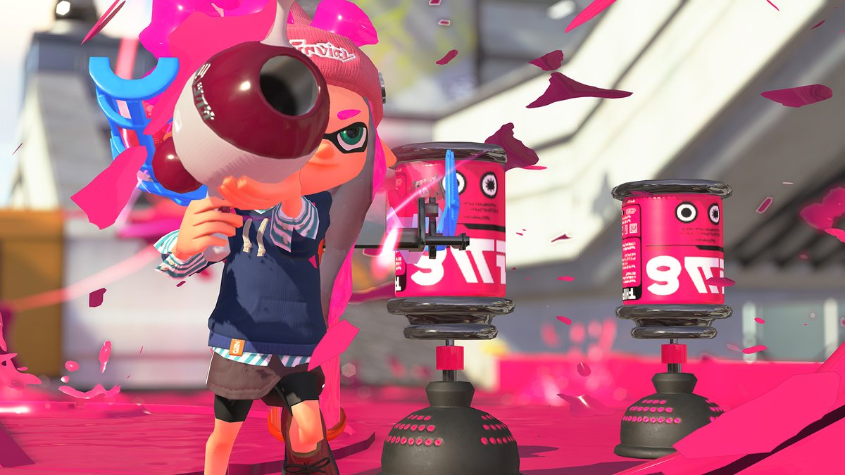 スプラトゥーン２ 新ブキ ノヴァブラスターネオ 追加 トラップ キューバンボムピッチャー 搭載 With Balloons